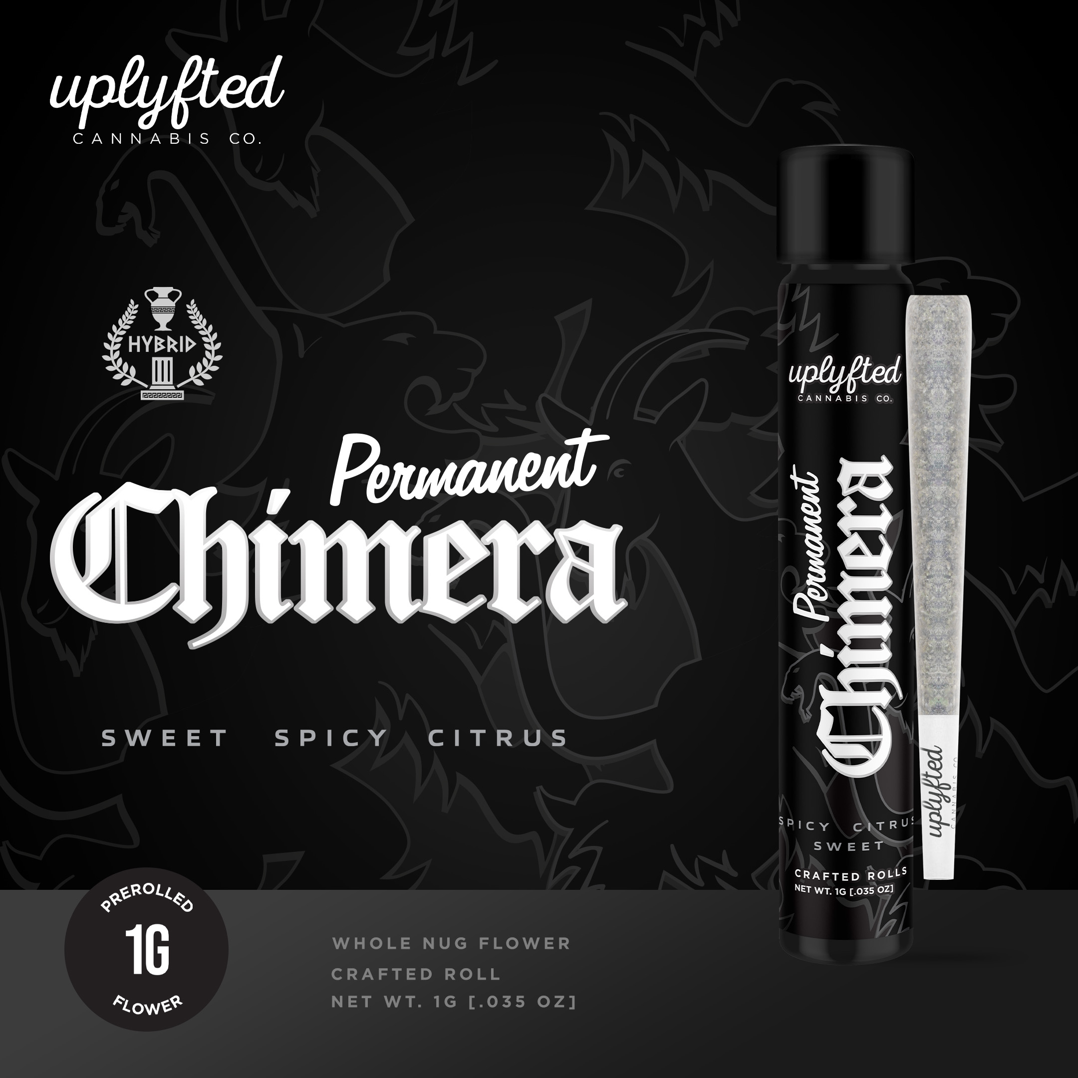 Photograph of product: Uplyfted | PERMANENT CHIMERA PREROLL