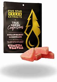 Photograph of product: 5 Star Extracts x True North Strawberry Lemonade 200mg