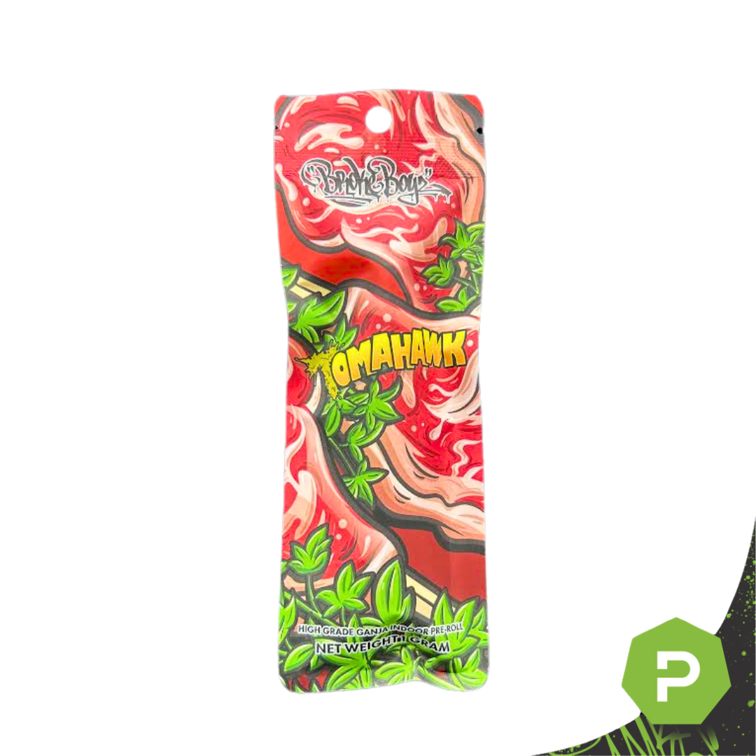 Photograph of Product: Broke Boyz | 1g Preroll | Tomahawk