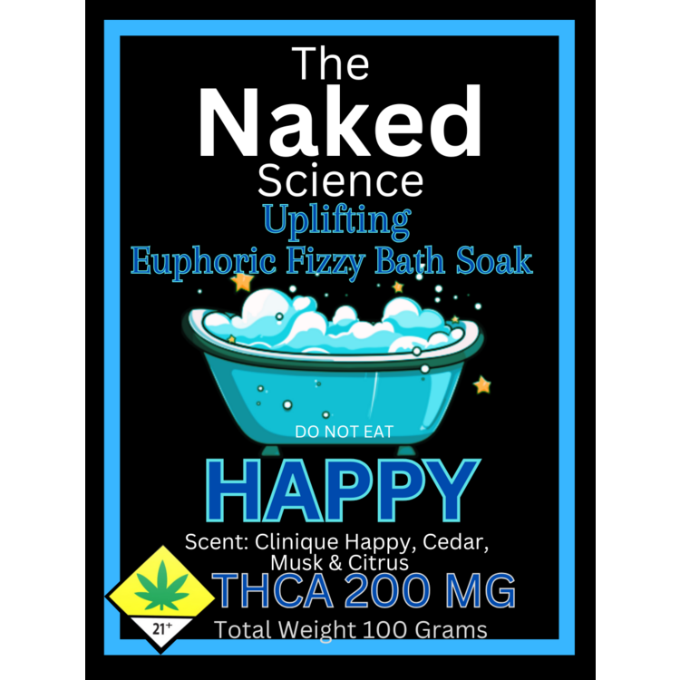 Photograph of product: Bath Fizz Happy 200mg TH-oui | 3.5oz