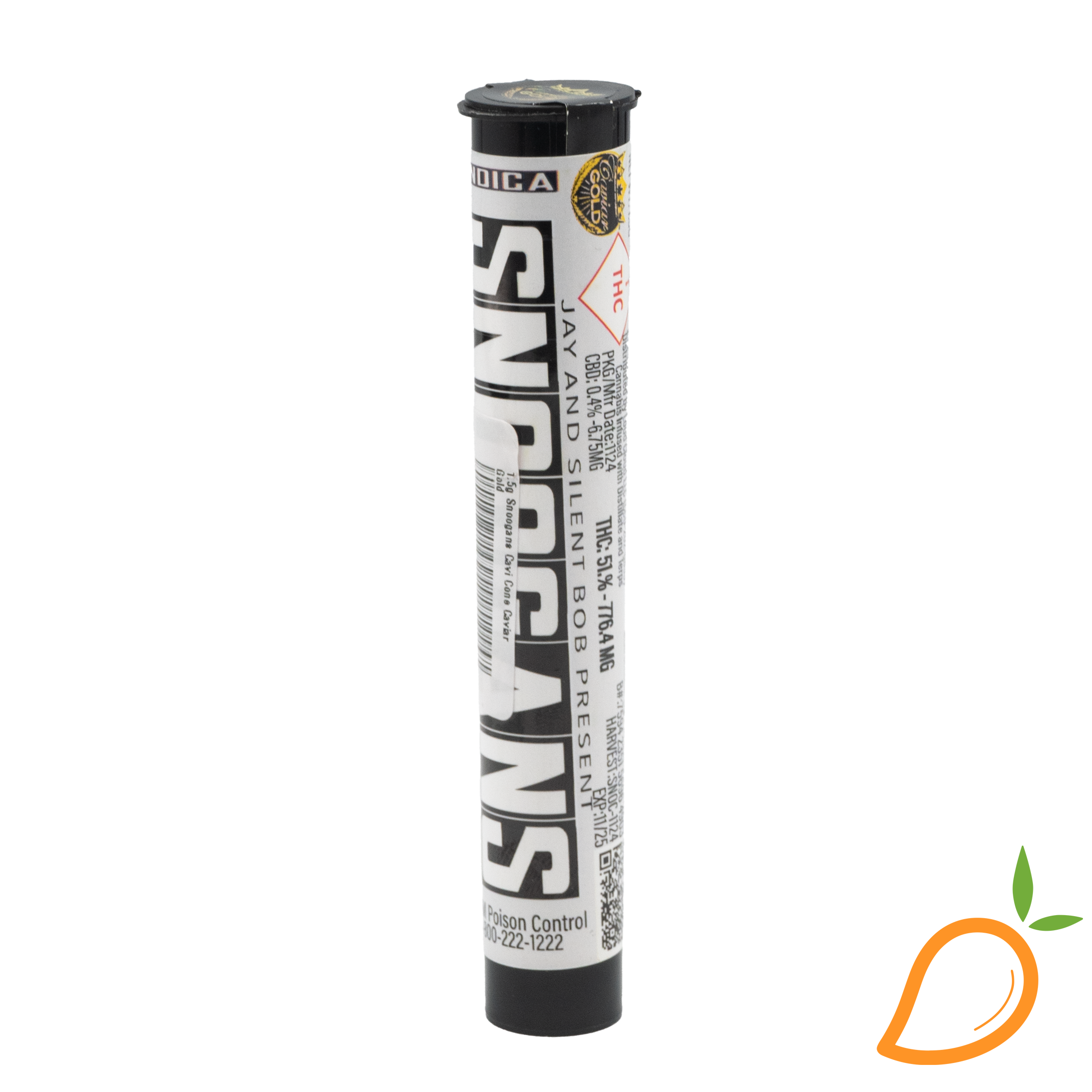 Photograph of product: 1.5g Snoogans Cavi Cone Caviar Gold