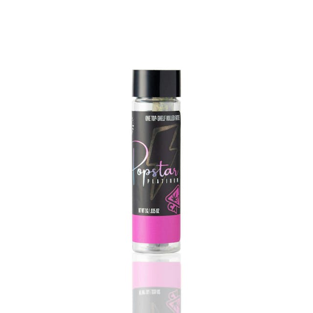Photograph of product: Garlic Gas 1g- Platinum Pre-roll 1pk- Popstar x Top Shelf - 