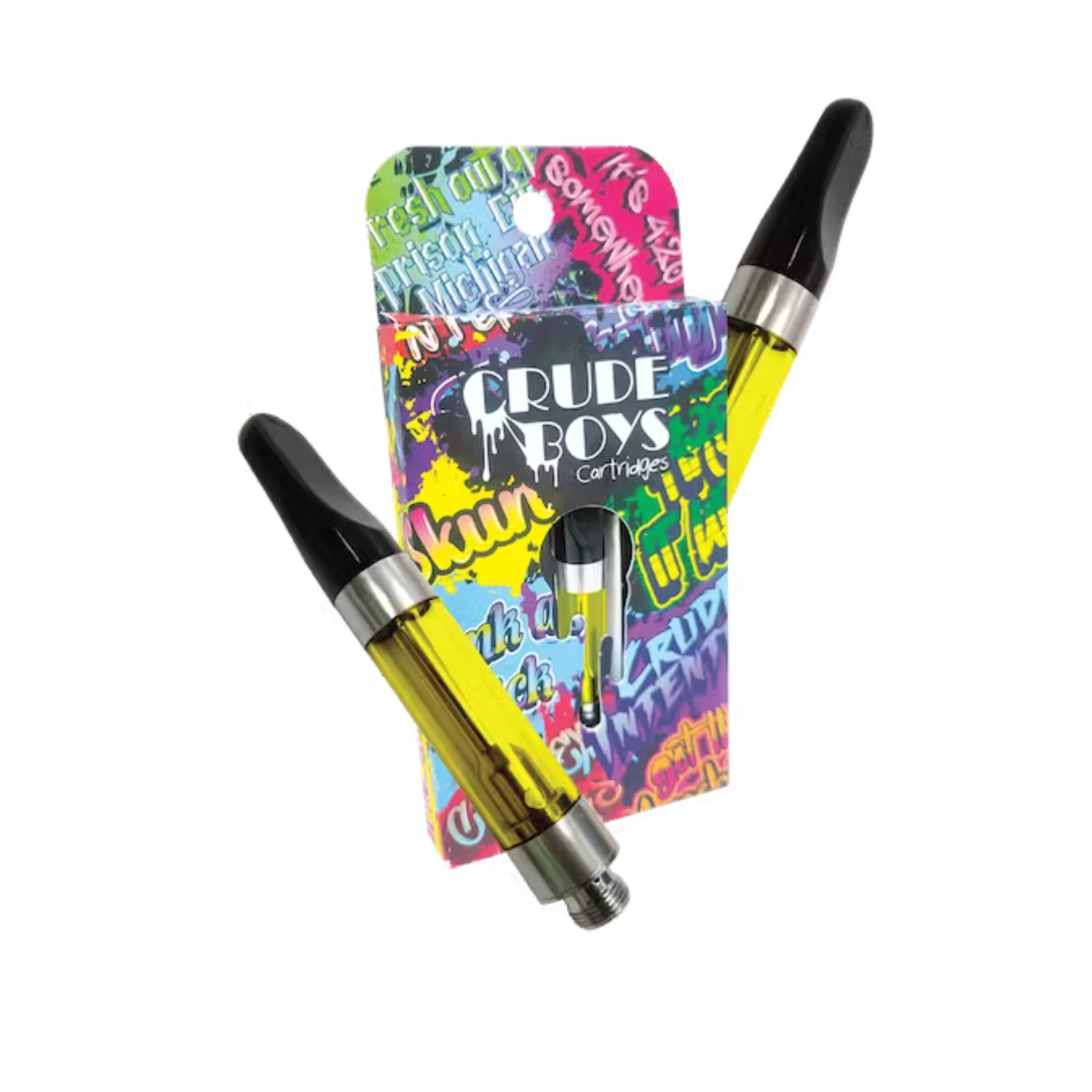 Photograph of product: Crude Boys 510 Cartridge | Mint Lemon Express