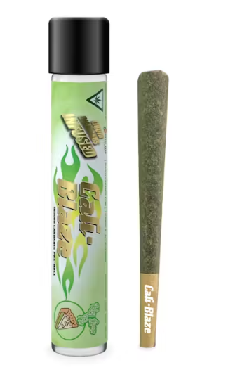 Photograph of product: Key Lime Pie Oui'd Diamond Infused Pre Roll | 1.2G |  Cali Blaze