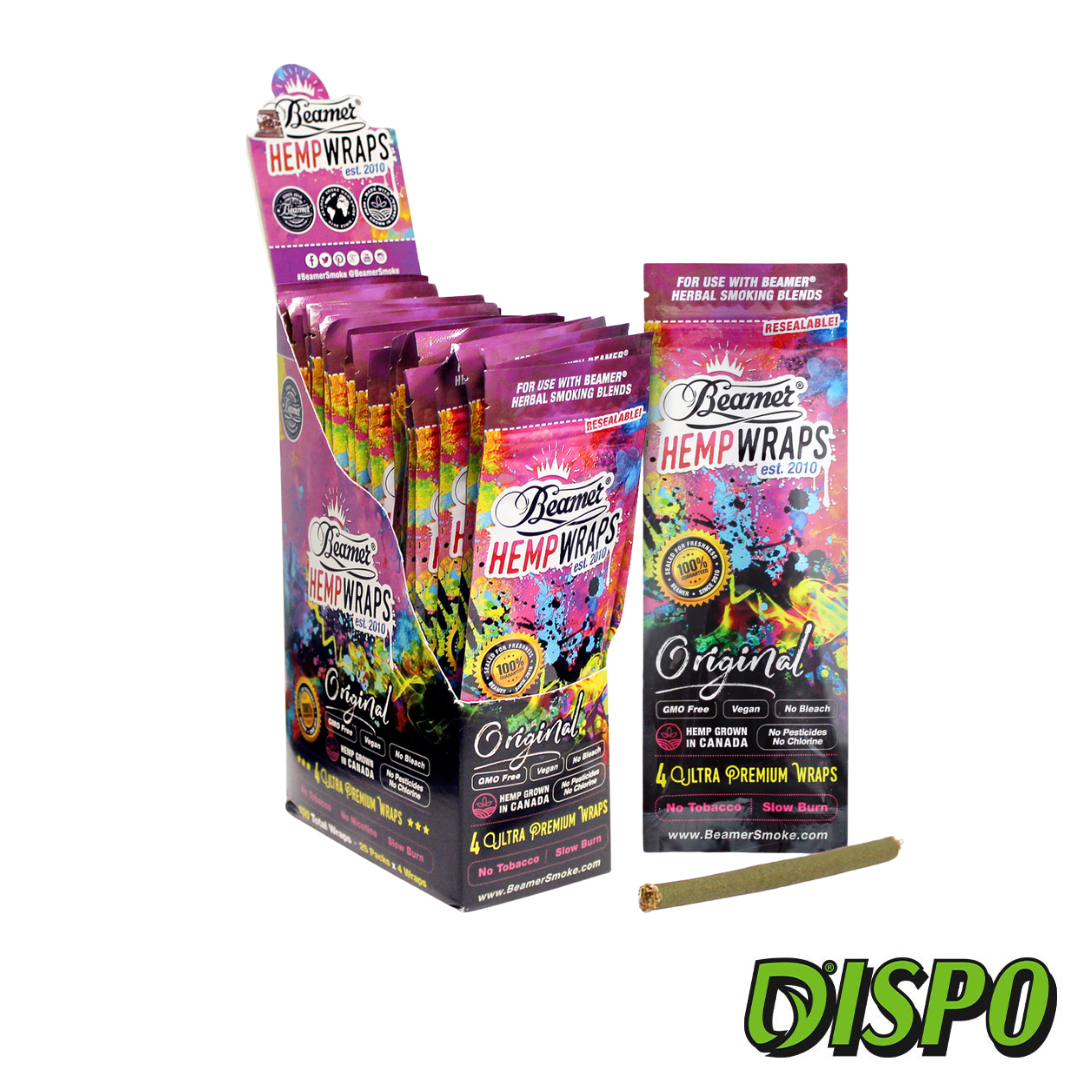 Photograph of product: Beamer - 4pk Original Hemp Wraps