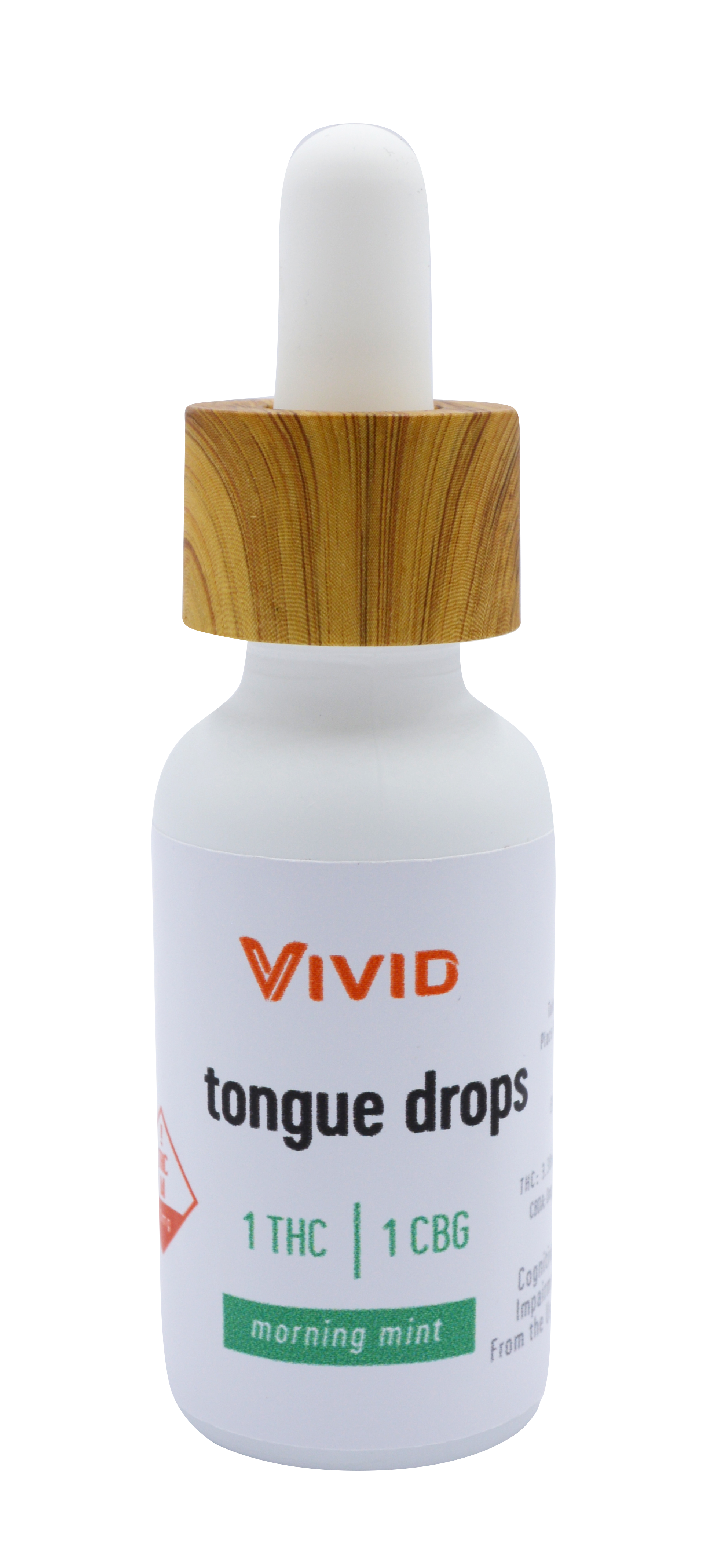 Photograph of product: Morning Mint 2:1 TH-oui:CBG Tincture - 200mg TH-oui 100mg CBG - Vivid