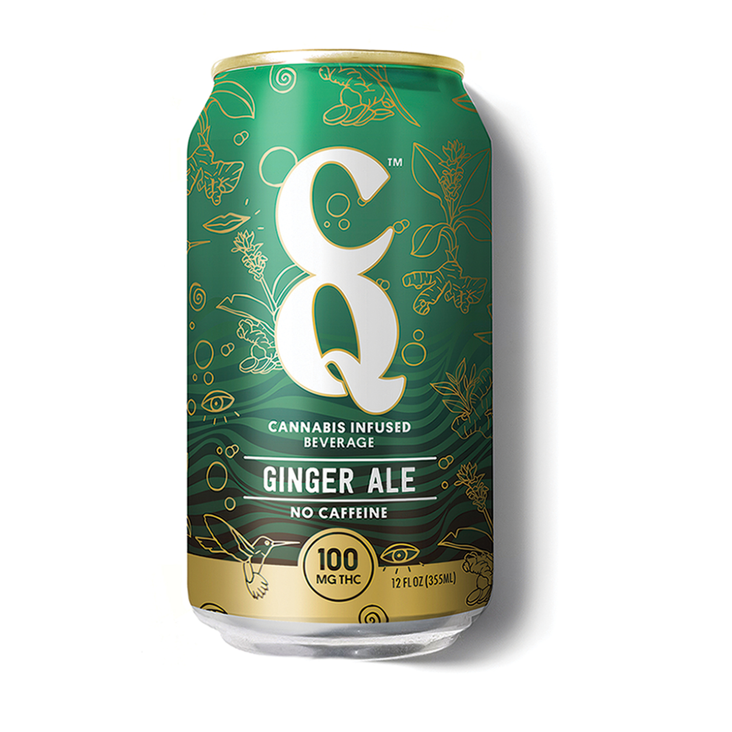 Photograph of Product: CQ | Soda | Ginger Ale | 100mg