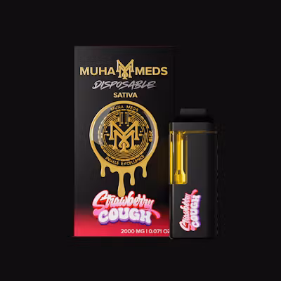 Photograph of product: Muha Meds - Disposable Vape - (2g) - Oui'd - **STRAWBERRY COUGH** (3/$50)