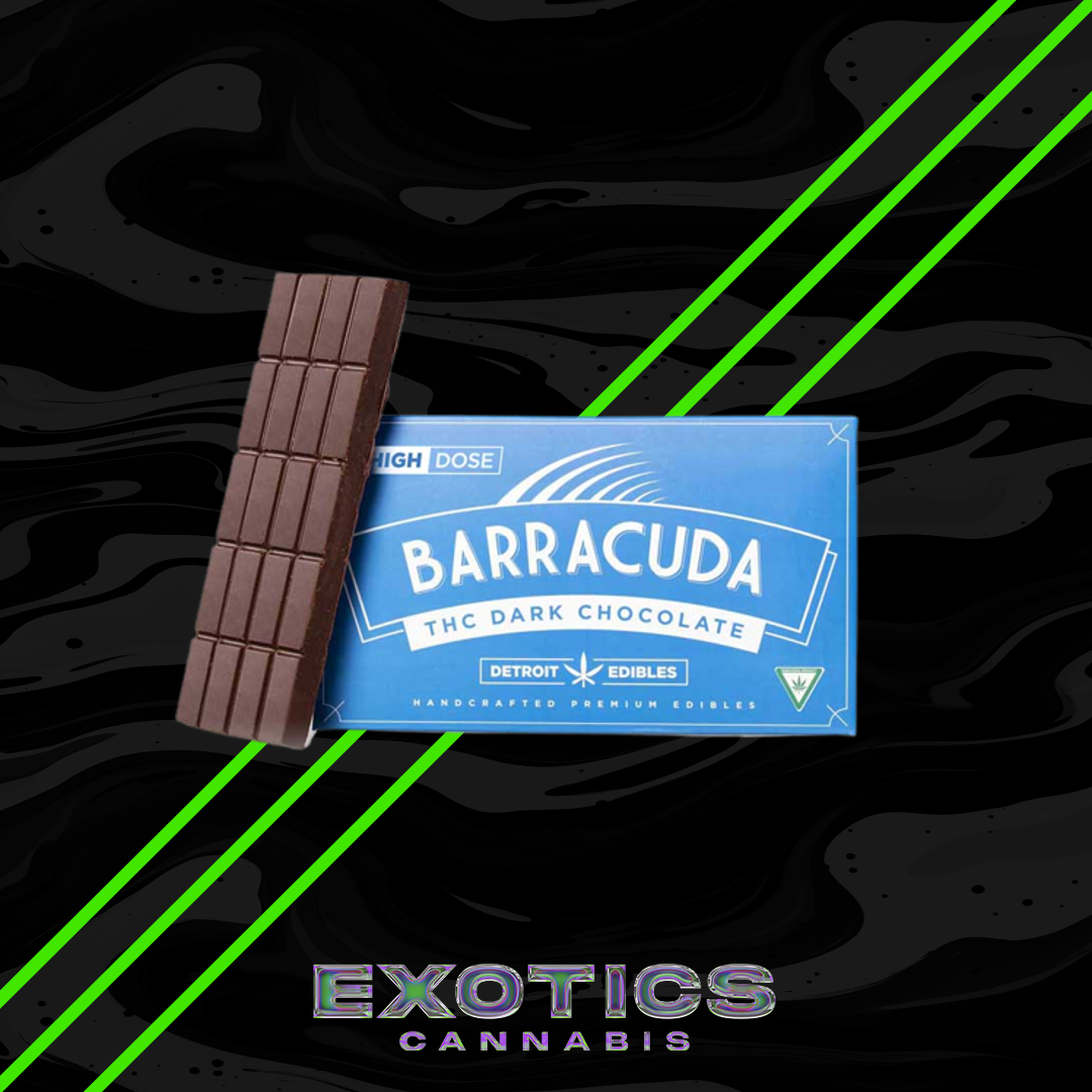 Photograph of product: Barracuda Bar - Dark Chocolate Bar 200mg (2/$20)