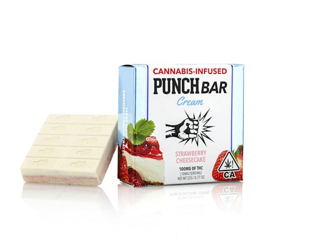 Photograph of product: Strawberry Cheesecake Chocolate 100mg - Chocolate