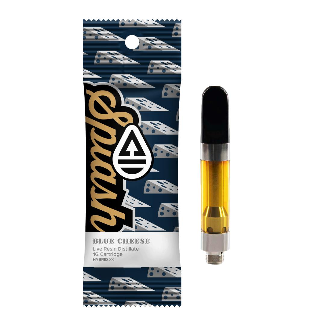 Photograph of product: Blue Cheese | Splash Live Resin Distillate 1g | Hybrid