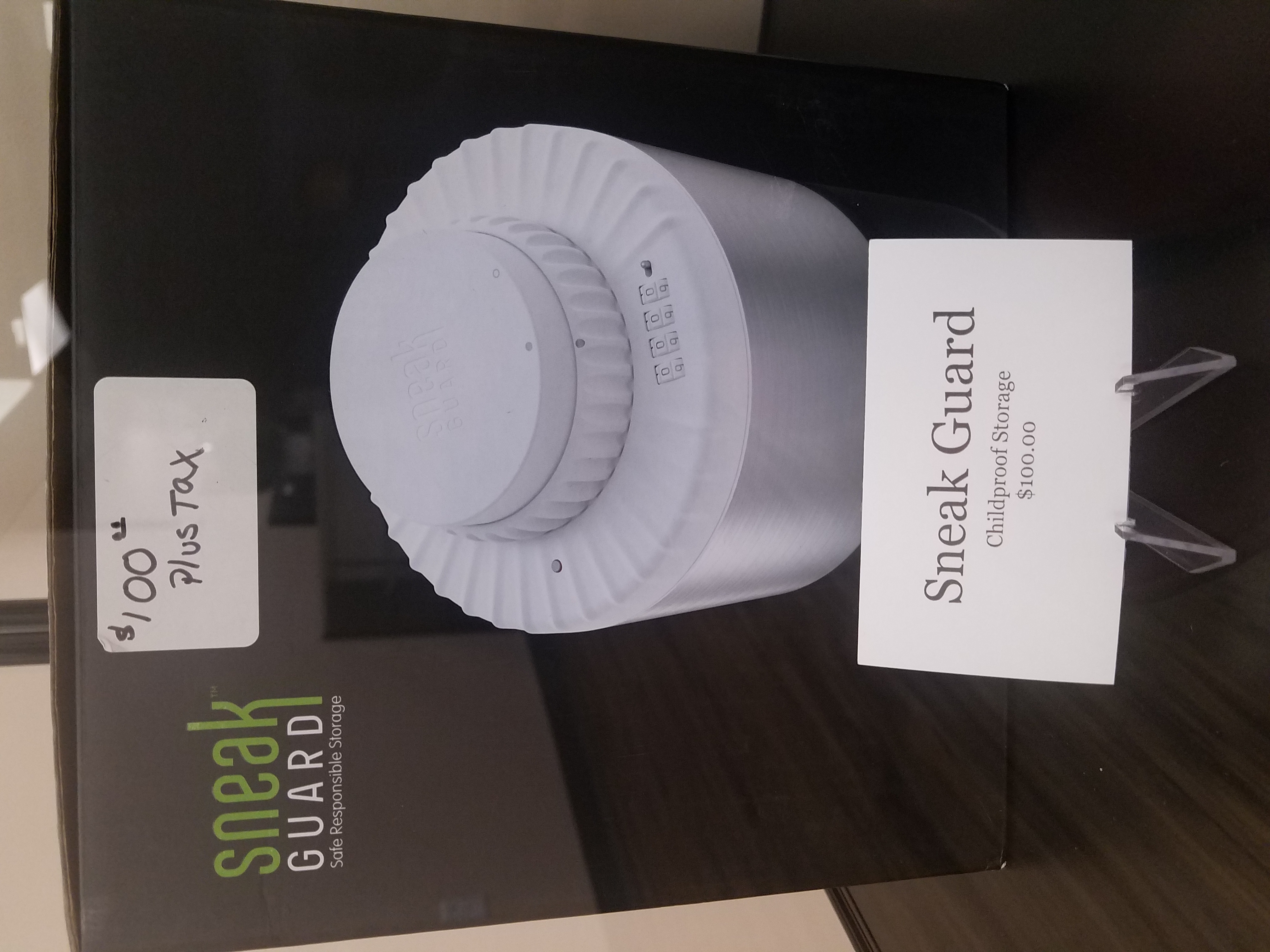 Photograph of product: Childproof storage container Sneak Guard