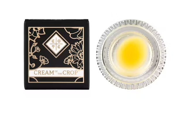 Photograph of product: Blue Dream (S) Live Resin BADDER 1g - Cream Of The Crop