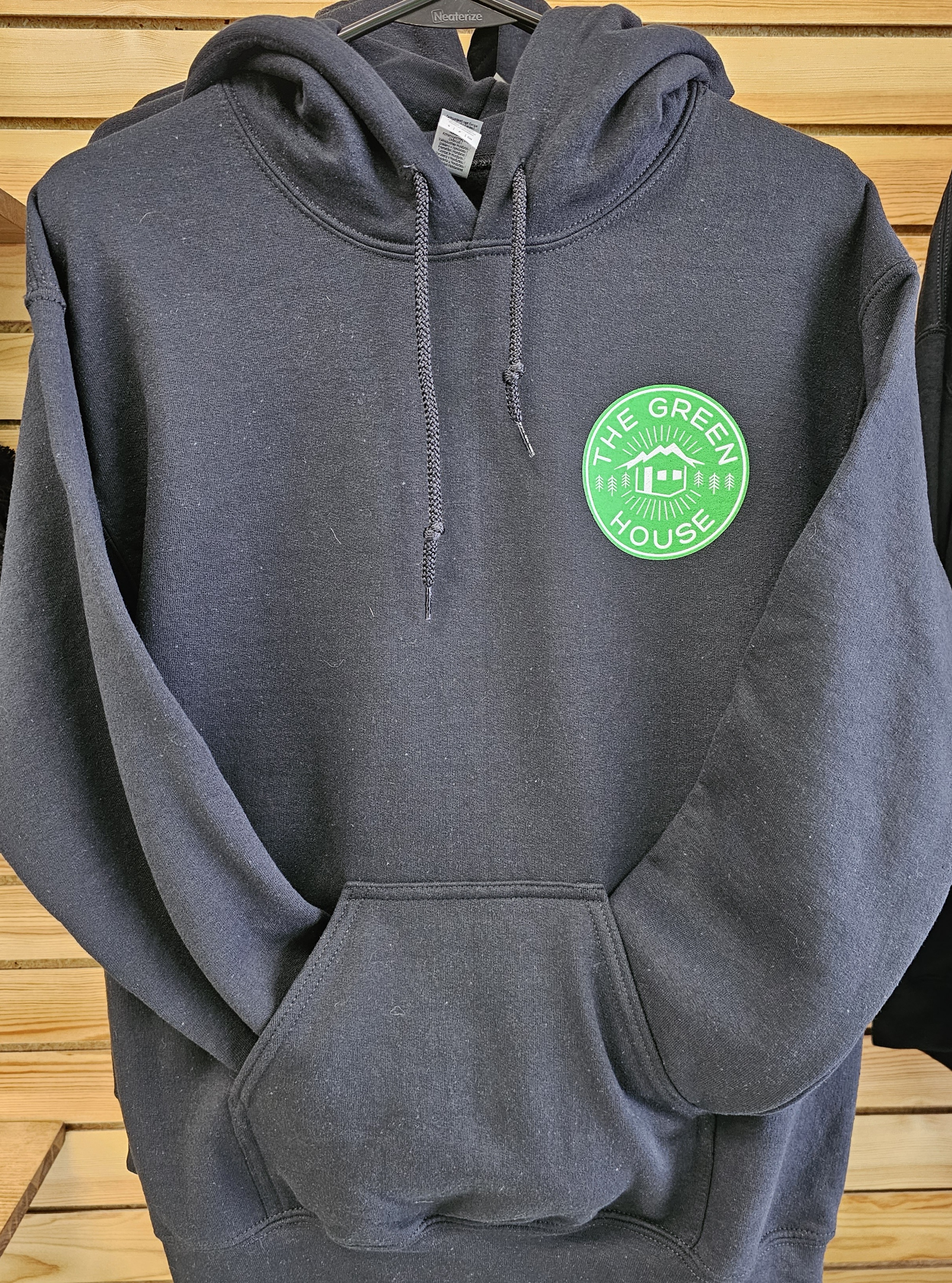 Photograph of product: Green House - Pullover Hoodie - Black - M