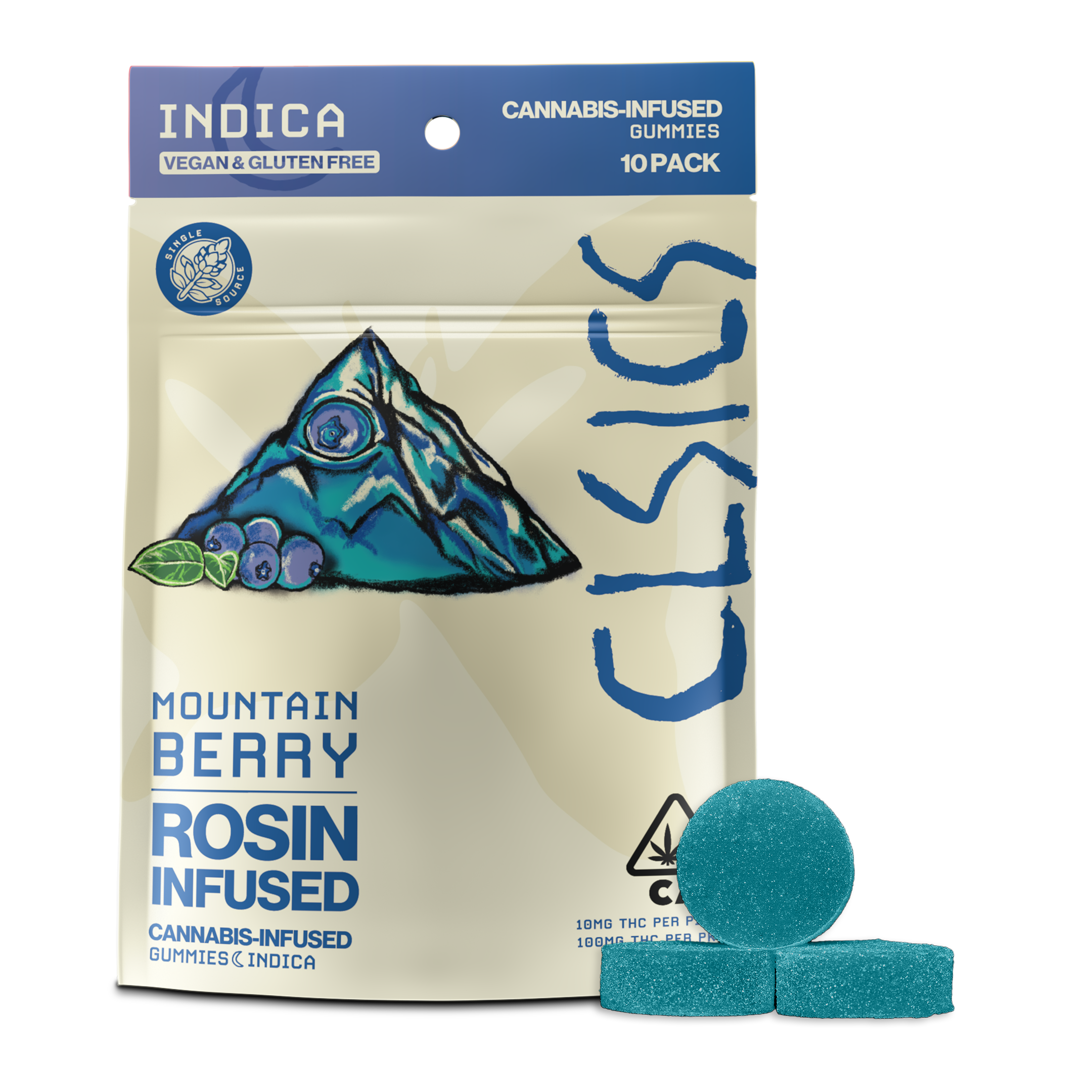 Photograph of product: Mountain Berry   100 Mg