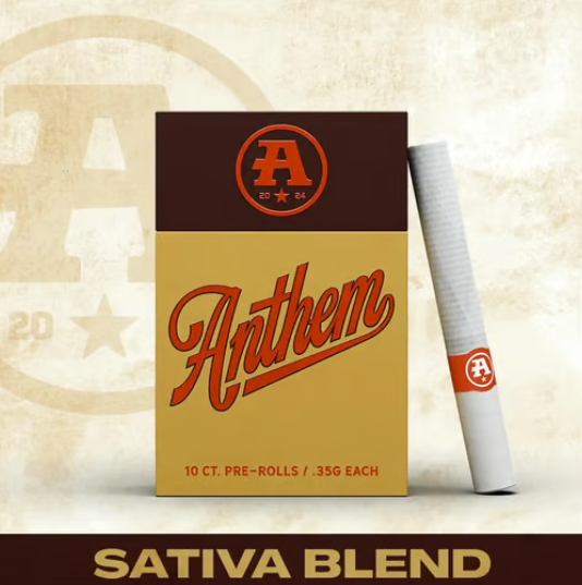 Photograph of product: Anthem Oui'd Blend Prerolls 10pk