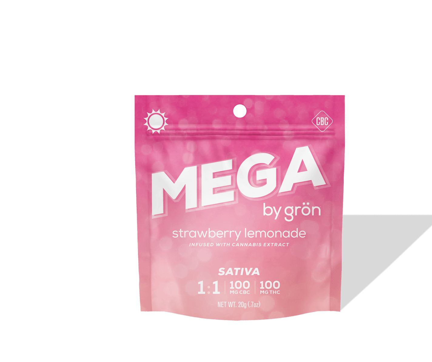 Photograph of product: Gron | Mega Pearl | Strawberry Lemonade 1:1