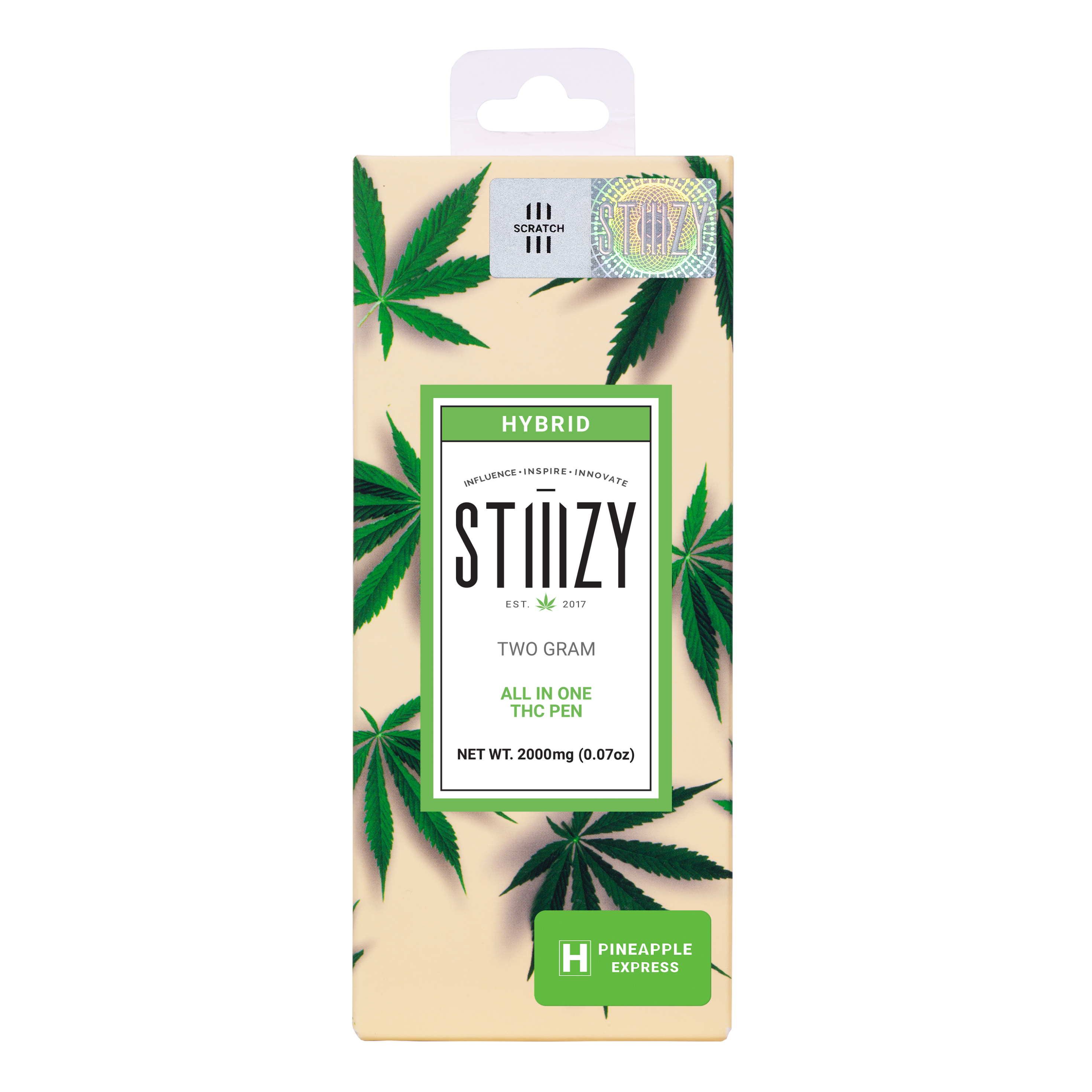 Photograph of product: Stiiizy - AIO Distillate - Pineapple Express (H) (2.0g)