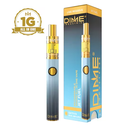 Photograph of product: Dime Live Reserve - Jet Fuel All In One Device (S) 1g