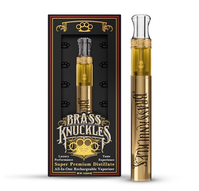 Photograph of product: Brass Knuckles | Bubba Kush  | AIO Vape | 1g | Oui'd