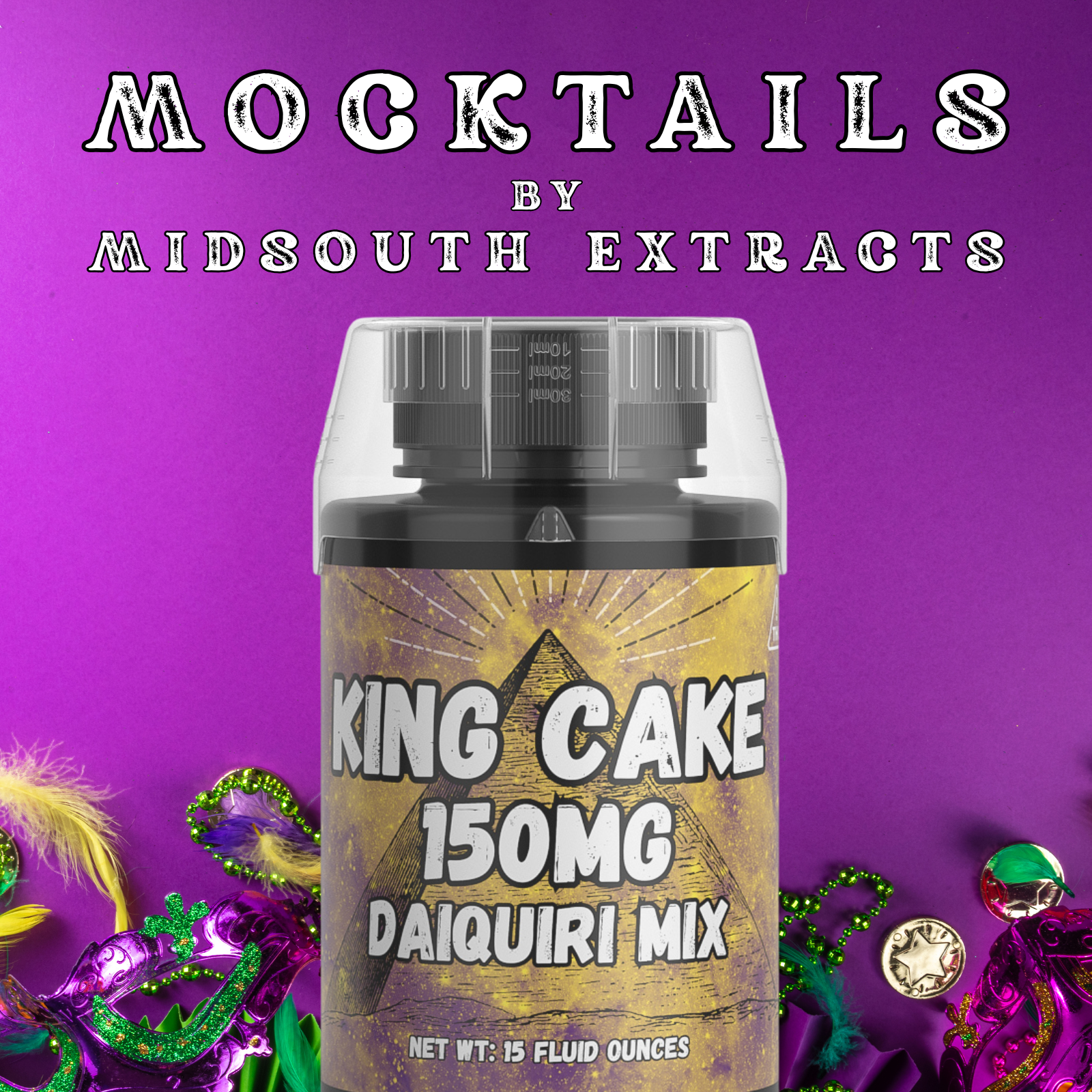 Photograph of product: Mocktail | 150mg | King Cake