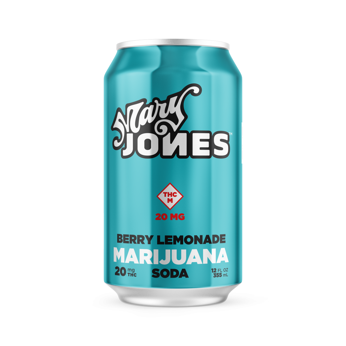 Photograph of product: Mary Jones | Berry Lemonade Soda | 20mg