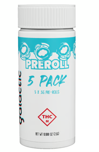 Photograph of product: Galactic - Pre-Roll - 5pk - Martian MAC