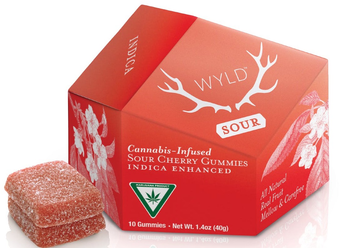 Photograph of product: Wyld Sour Cherry Oui'd 200mg