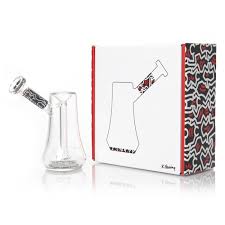 Photograph of product: K. Haring Glass Bubbler - Black & Red (TAX INCLUDED)