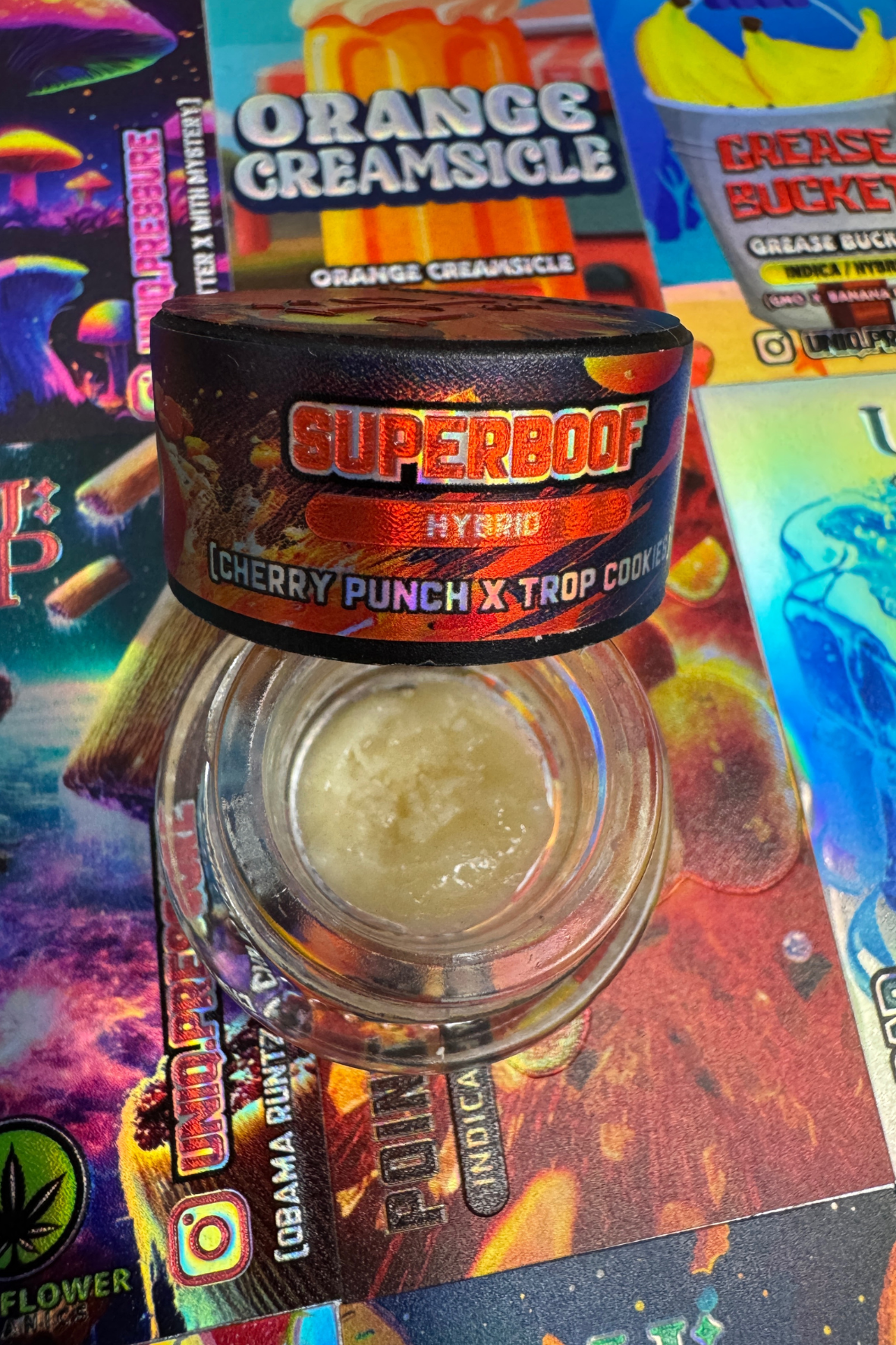 Photograph of Product: Concentrate | Live Rosin | Super Boof | 1g | Uniq Pressure