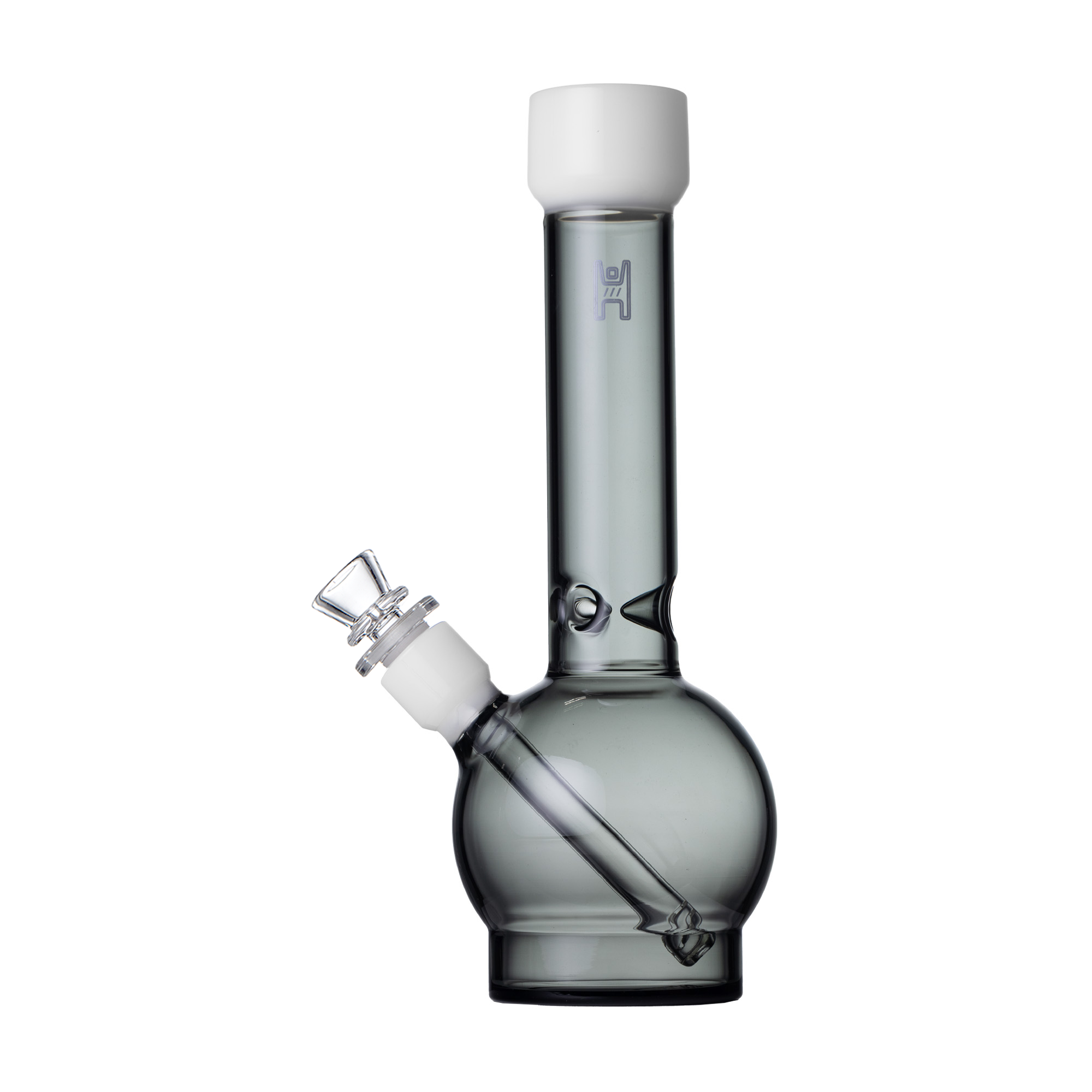 Photograph of product: 12" BALL BONG - SMOKE/WHITE