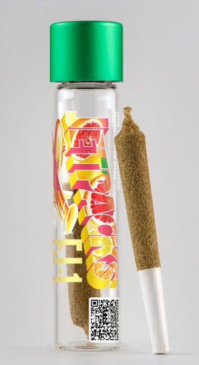 Photograph of product: JetPacks | Lemon Skunk | FJ-1 | Infused Pre-roll