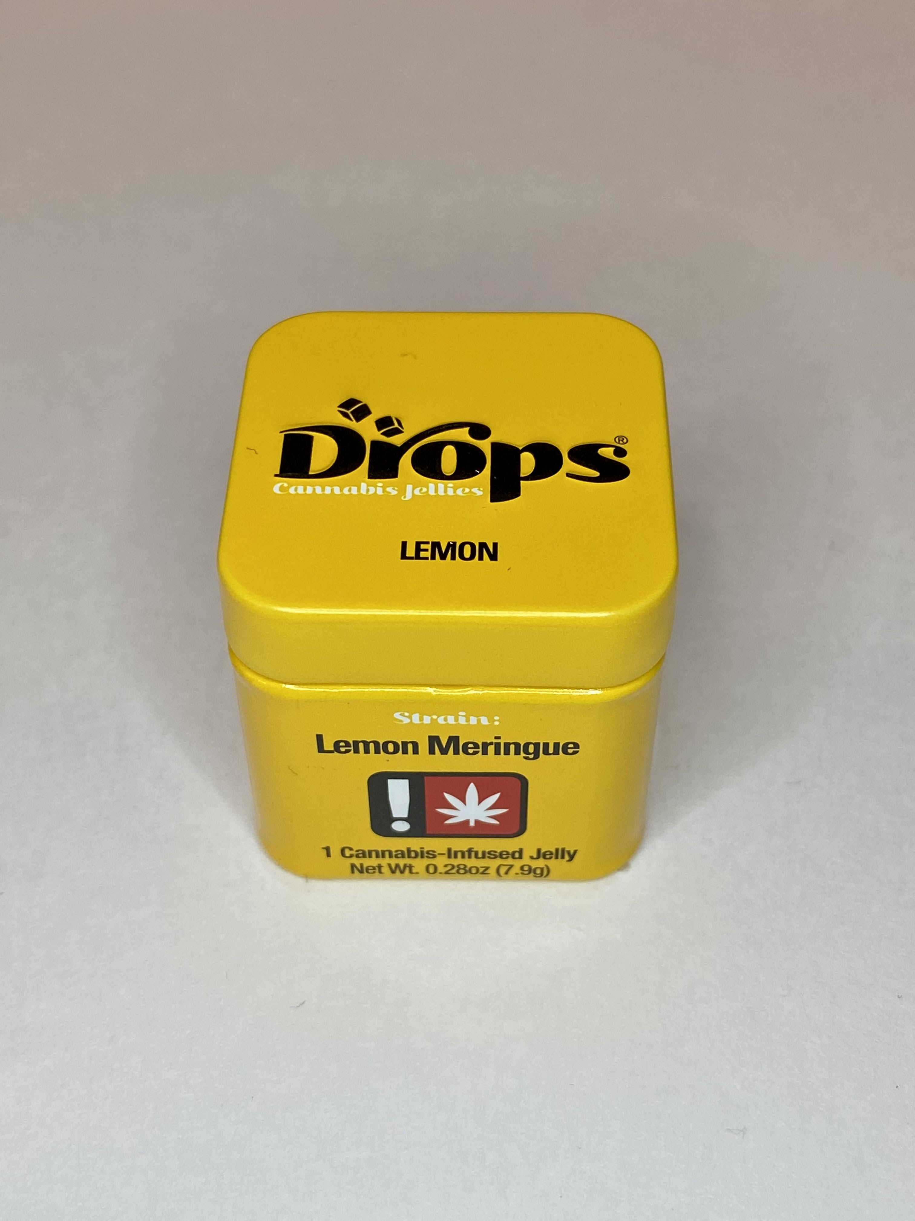 Photograph of product: Drops 100mg Lemon Single