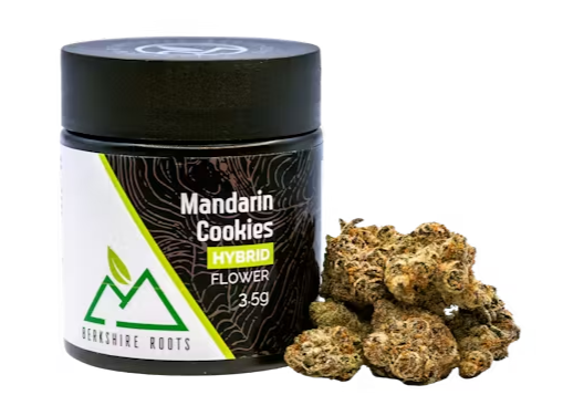 Photograph of Product: Berkshire Roots | Mandarin Cookies | Flower | 3.5g