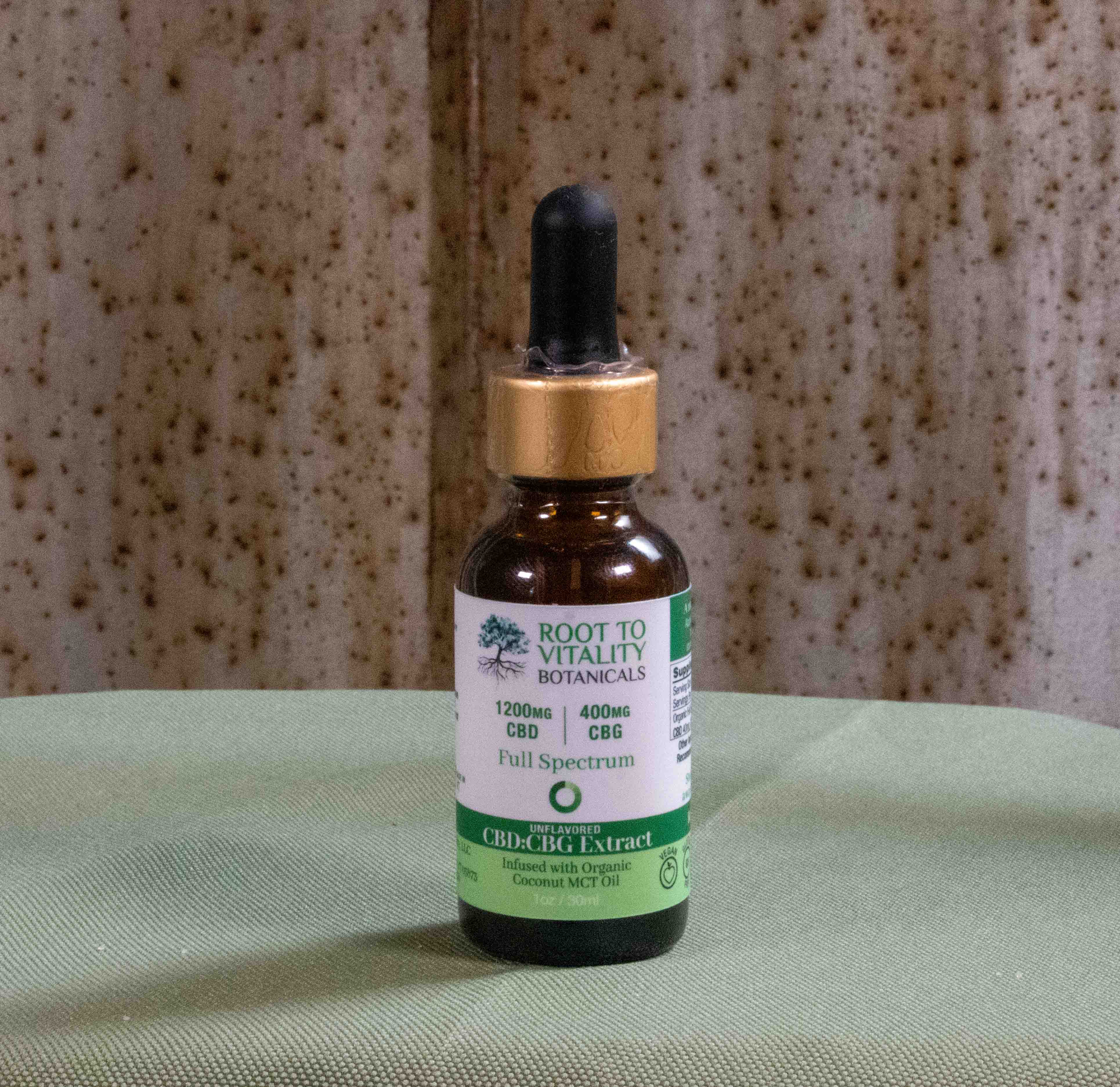 Photograph of product: Root to Vitality | Full Spectrum CBD/CBG Tincture