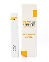 Photograph of product: Rove Remedies Uplift Disposable Tangerine CBD:CBG 1g