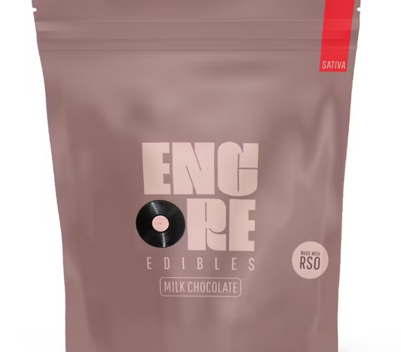 Photograph of product: Encore 10pk/100mg- RSO Milk Chocolate