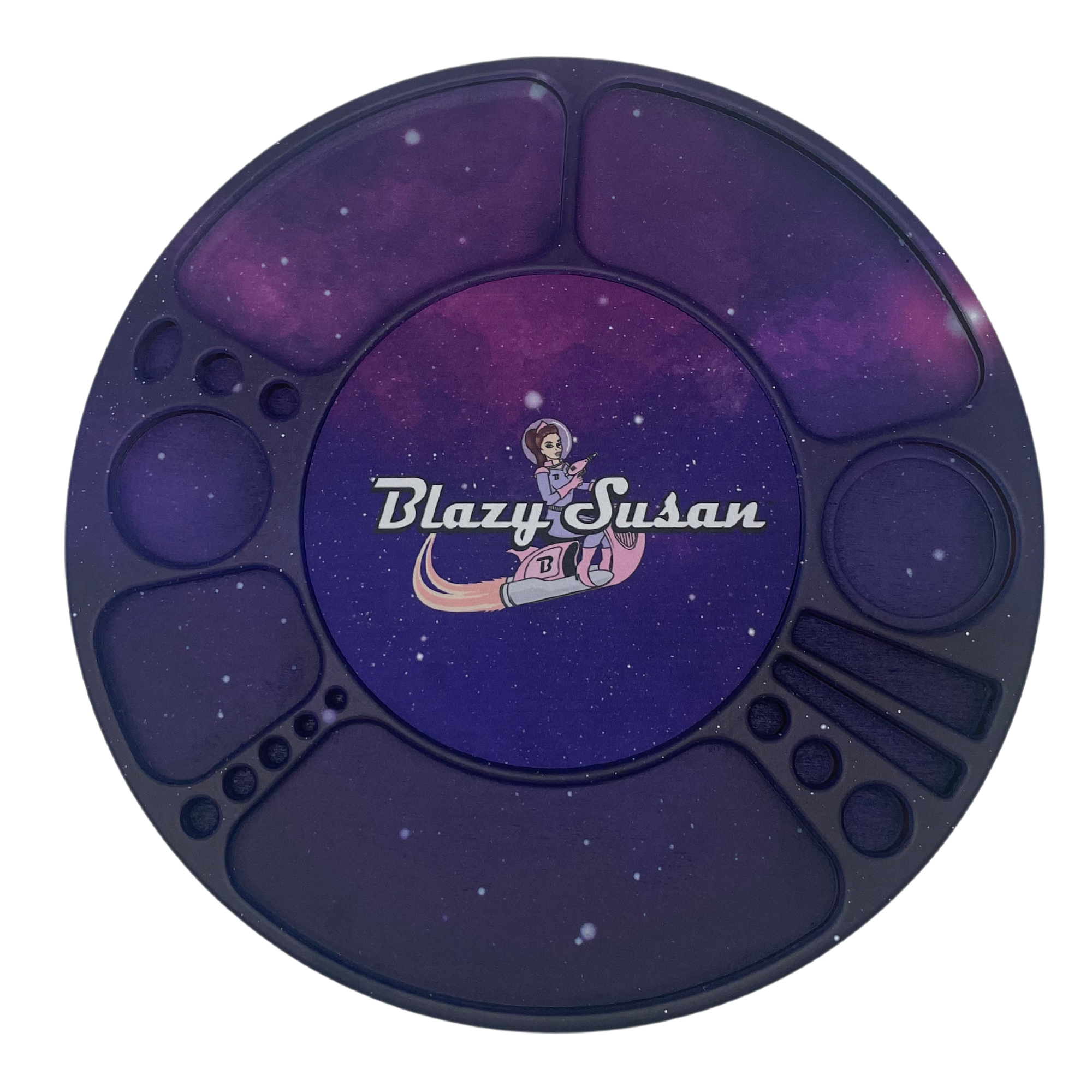 Photograph of product: Blazy Susan Spinning Rolling Tray Spacey Susan