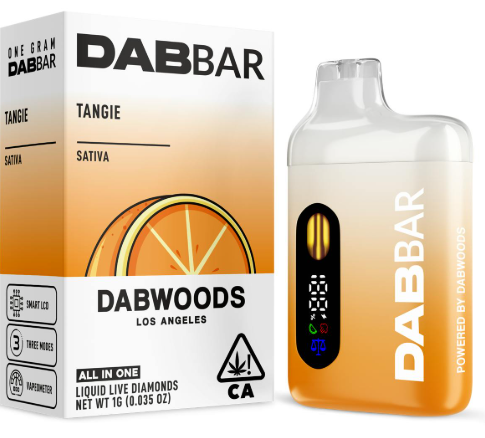 Photograph of product: Dabwoods DABBAR 2.0 Tangie Oui'd Liquid Live Diamonds All-In-One
