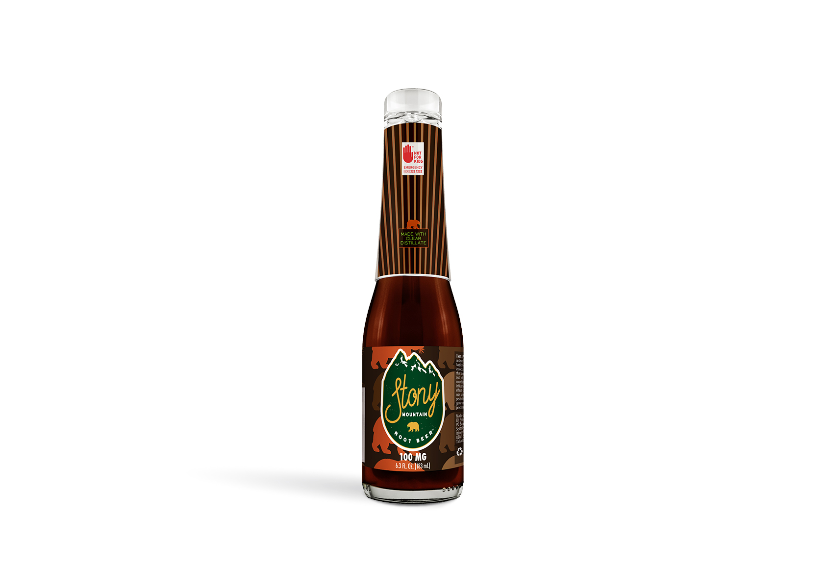 Photograph of product: Stony Mountain Live Resin Root Beer | 100mg