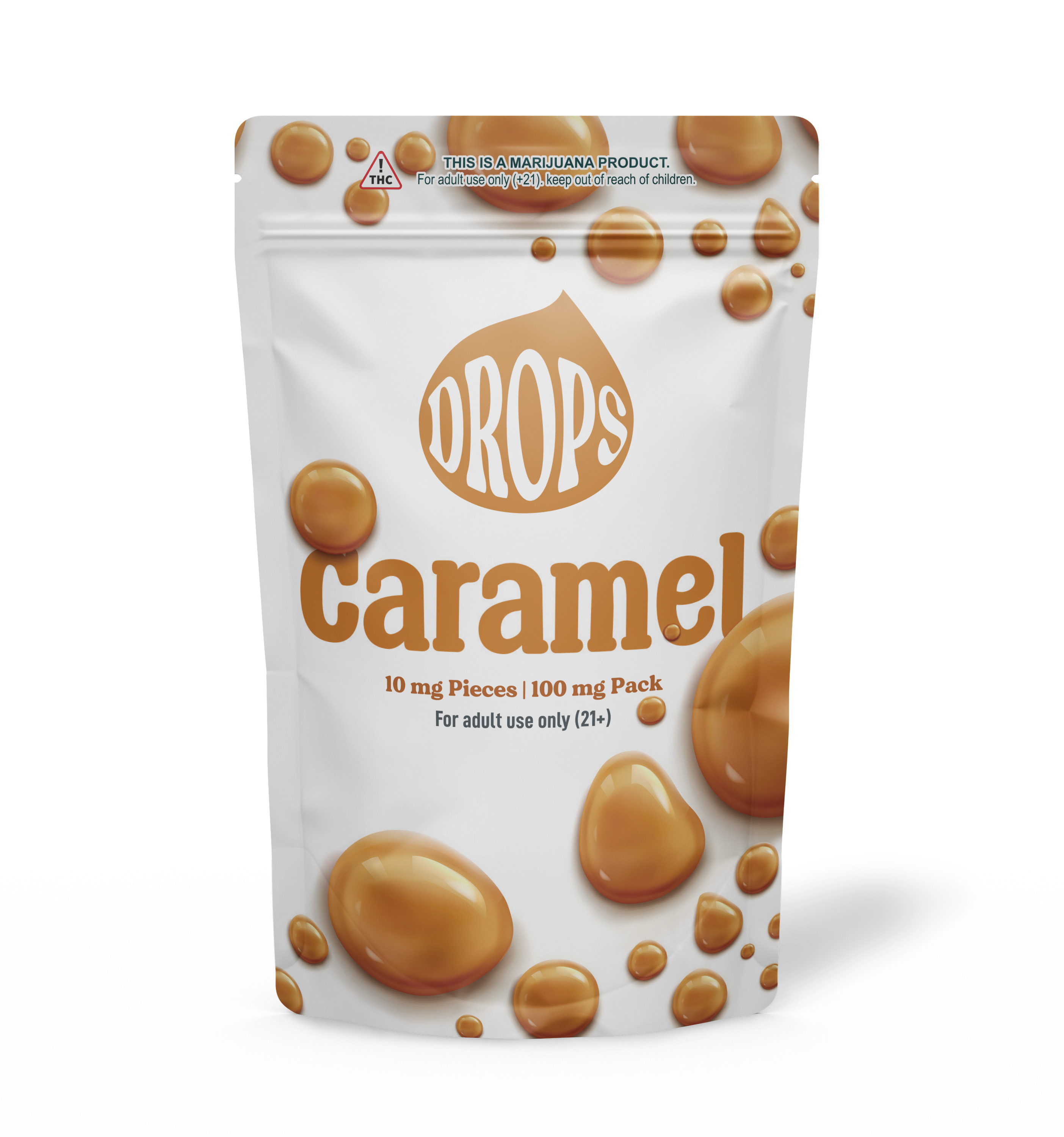 Photograph of product: Drops | Caramel | 100mg [#195]