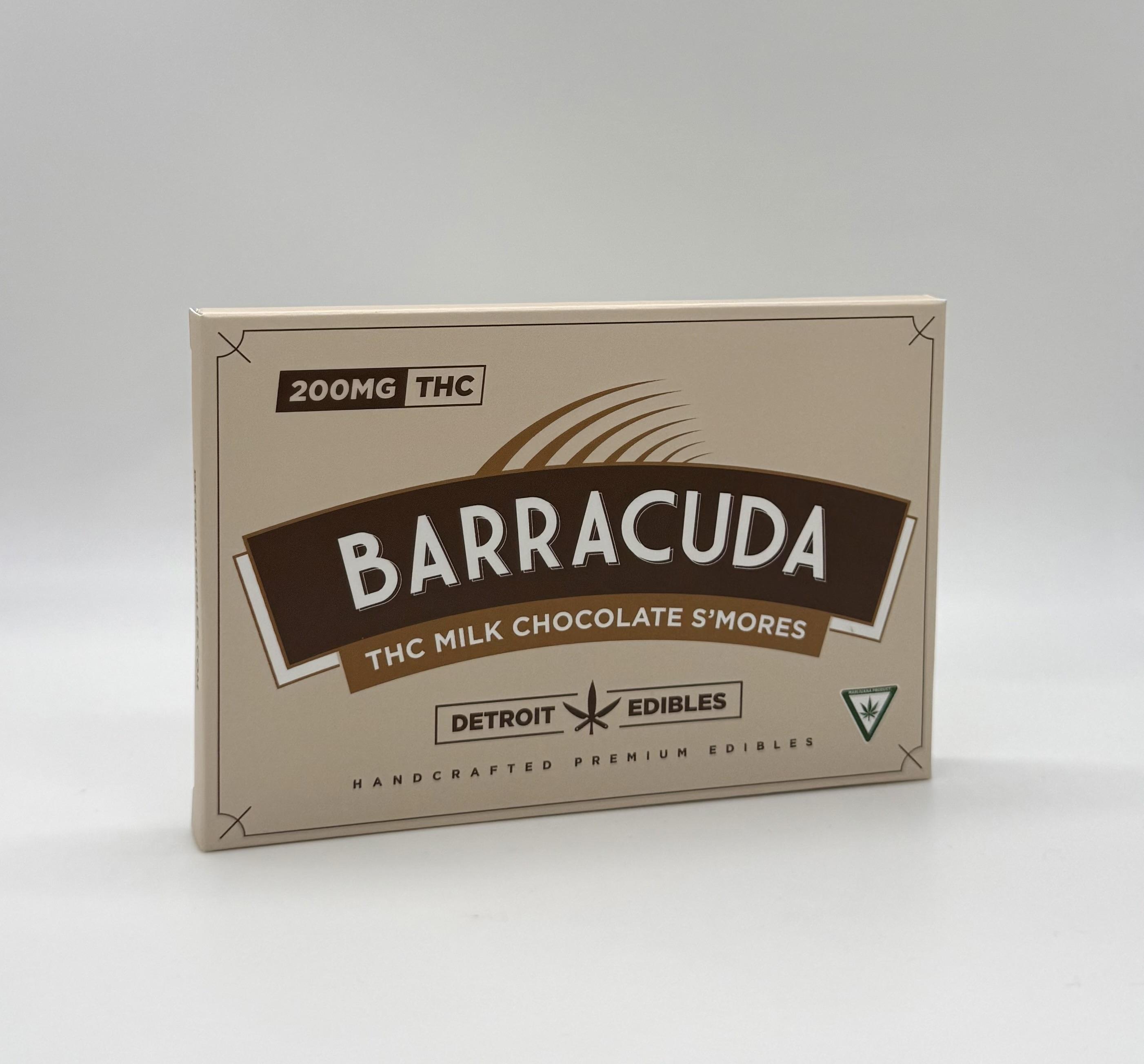 Photograph of product: Barracuda - 200mg Chocolate - Milk Chocolate S'Mores