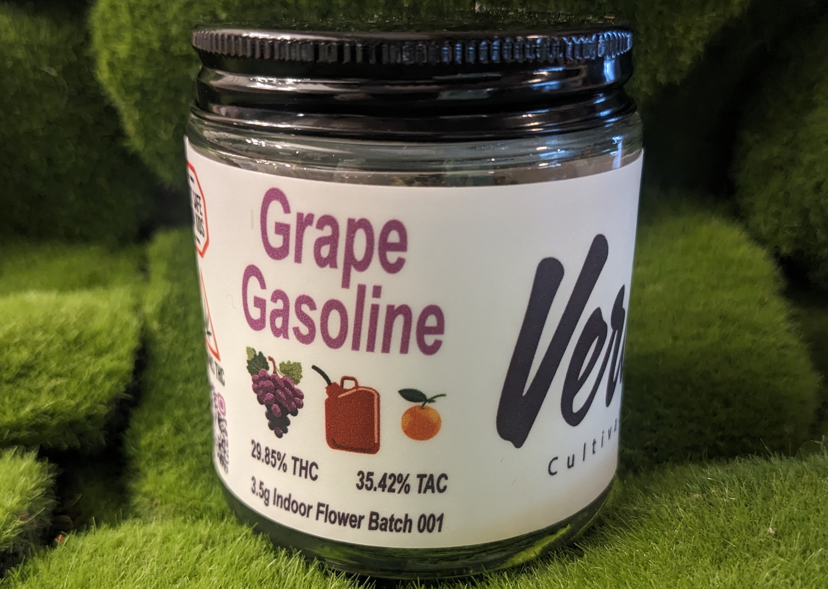 Photograph of product: Pre Pack | Grape Gasoline | Veracious Cultivation - 3.5g