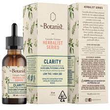Photograph of product: The Botanist Tincture Clarity 1:1:1 CBD:TH-oui:CBG 100mg