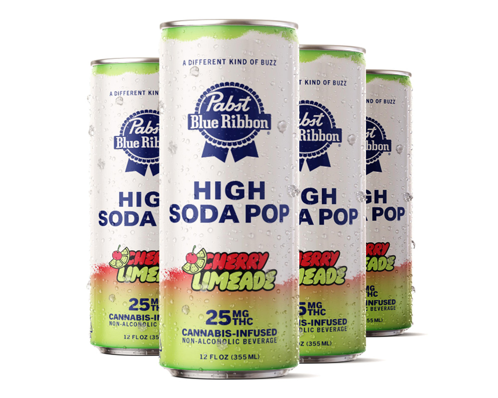Photograph of product: Cherry Limeade | 25 MG High Soda Pop | PBR