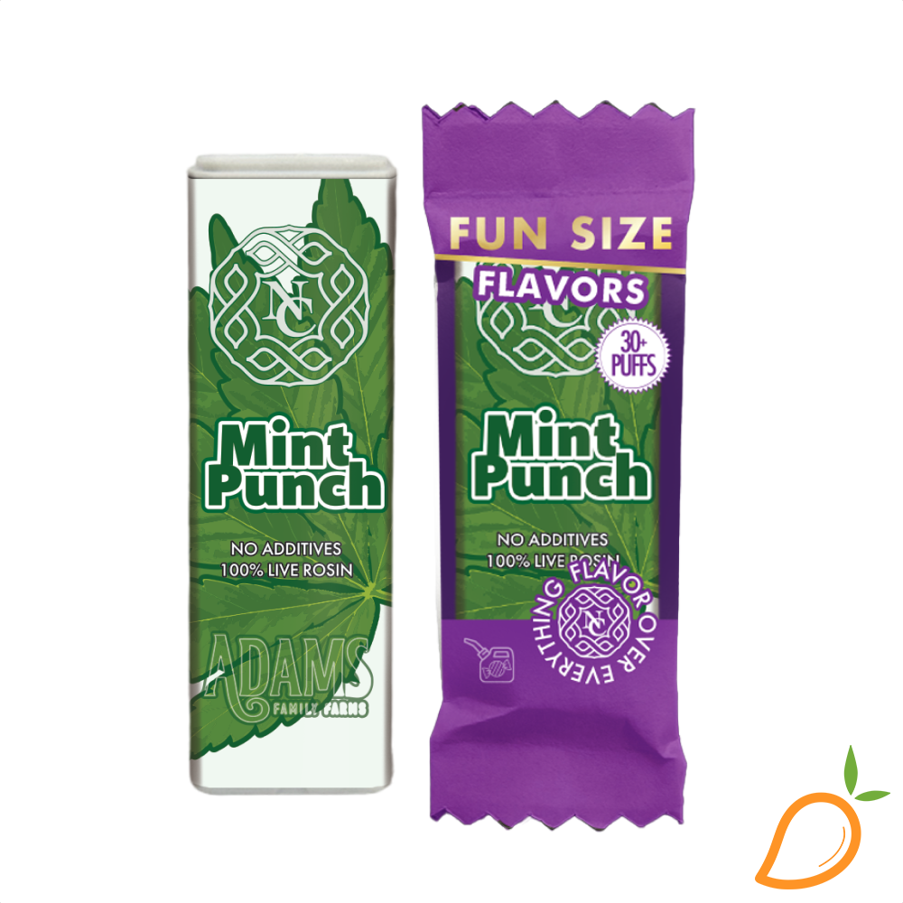 Photograph of product: .15g Mint Punch Rosin Disposable North Coast