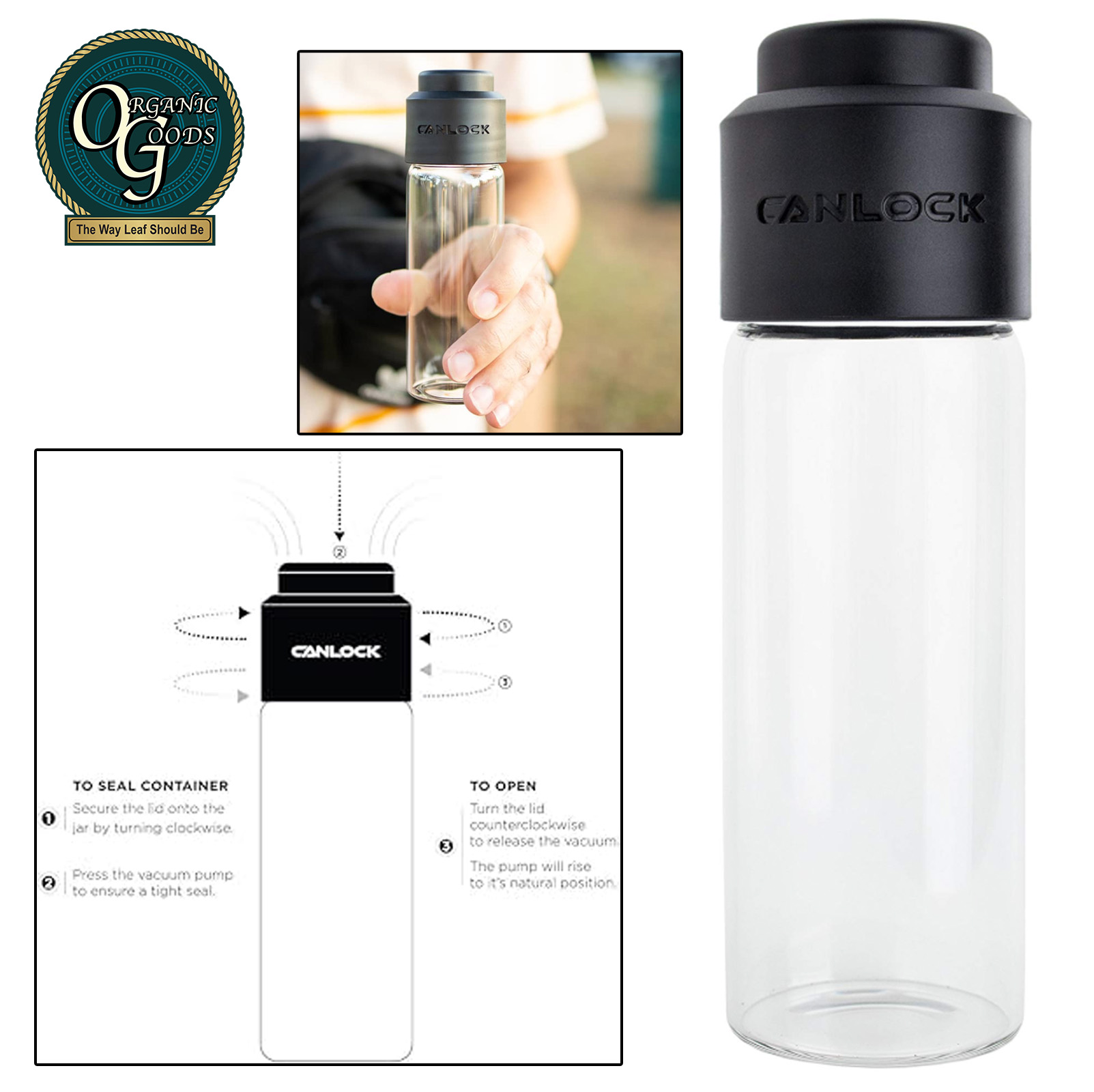 Photograph of product: Canlock Stash Air Tight Can