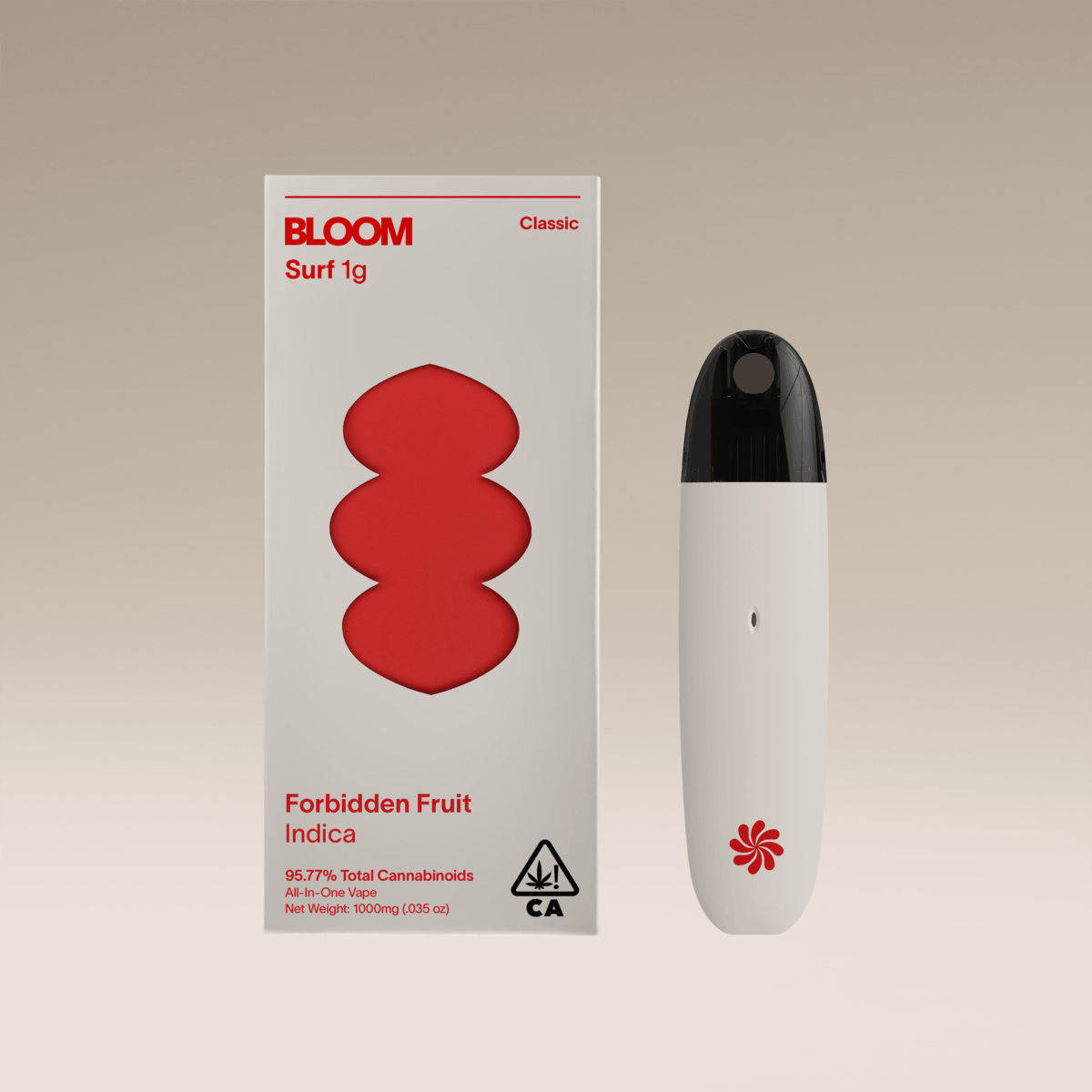Photograph of product: Bloom Surf | Forbidden Fruit | 1G AIO