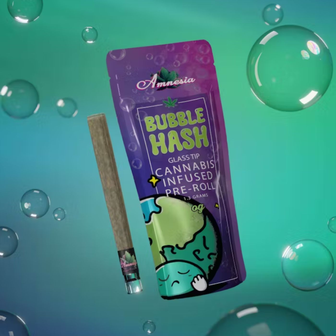 Photograph of product: Amnesia - OG 1.3g Bubble au chocolat PR