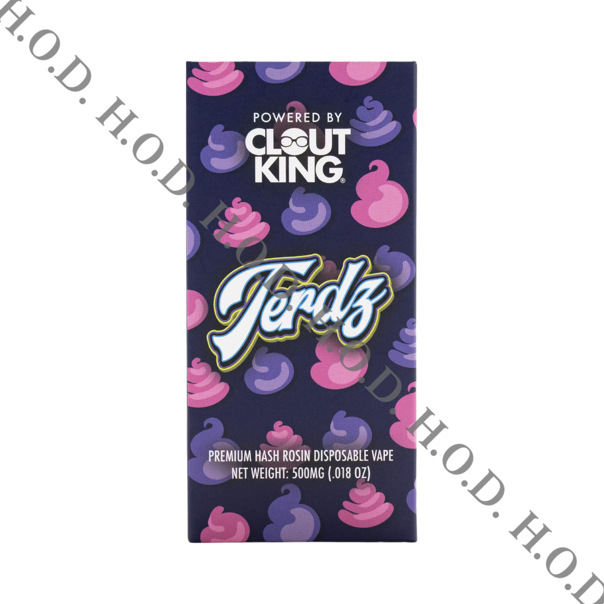 Photograph of product: Clout King Terdz Live au chocolat Rosin Disposable .5g